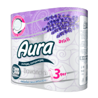 AURA TUALET KAGIZI LAVANDA, 4 rulons