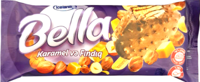 BELLA KARAMEL FINDIQLI DONDURMA, 60 g