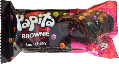 PAPITA VISNELI BROWNIE DRAJELI KEK, 40 g