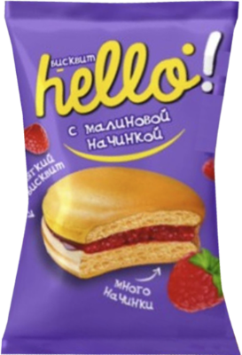Sibbelka Hello Çiyələkli keks şokolad, 1 kg