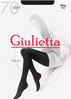 Giulietta Velour Qara Kalqotka 70 Den 4/l,