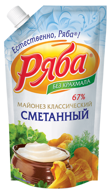 Ryaba Mayonez Smetanli 67%, 233 gr