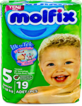 Molfix Uşaq Bezi N5,, 19 ədəd