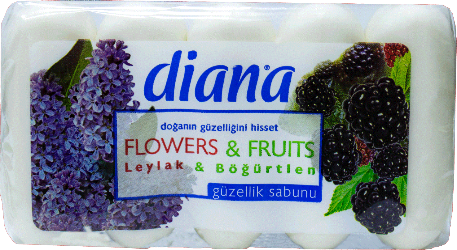 Diana Yasemen - Boyurtkenli Sabun 5 Ededli, 75 gr