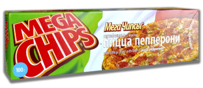 Mega Chips Pizza Pepperoni, 100 gr