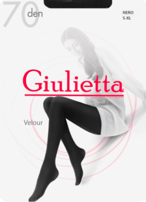 Giulietta Velour Qara Kalqotka 70 Den 5/xl,