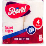 Revel Tualet Kağızı 4 Lü, 2 qat