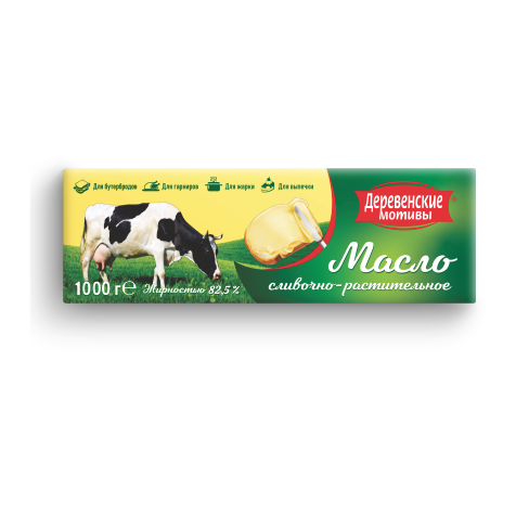 Derevenskie Motivı Kərə-spred Yağ 82.5%, 1 kg