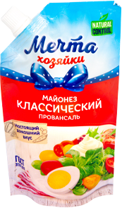 Mecta Xozyayki Mayonez Klassik Dypk 50.5%, 192 ml