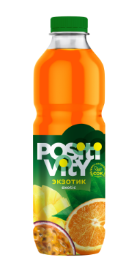 Positivitea Ekzotik Spirtsiz Meyve Siresi Pet, 0.9 l
