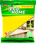 Eco Home Sarı Təmizlik Bezi, 3 lü