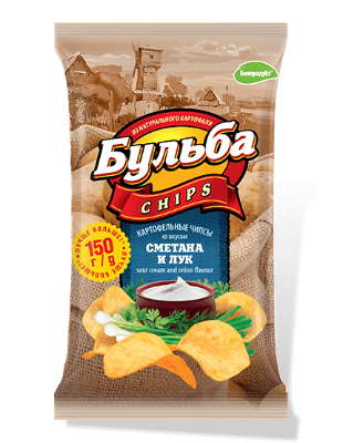 Bulba Chips Sogan Ve Xama, 75 gr