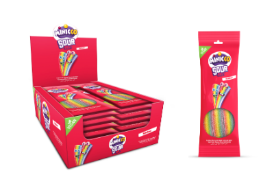 Anl Minicco Multicolour Sour Belts, 75 gr