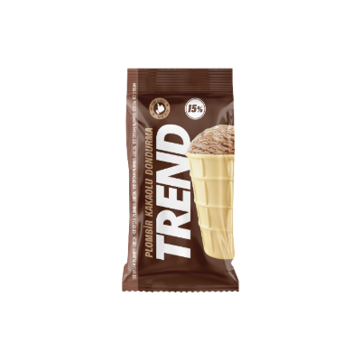 Trend 15 % Kakaolu Plombir Stekan, 75 gr