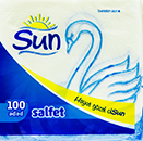 Sun Qu Salfet 29*30 SM, 80 ədəd