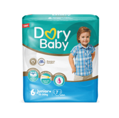Dory Baby Std N6 Junior Plus Uşaq Bezi, 20 ədəd