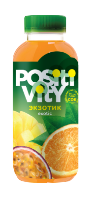 Positivtea Ekzotik Spirtsiz Meyve Siresi Pet, 0.4 l