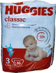 Huggies Klassik Small 4- N3 Usaq Bezi, 16 pcs