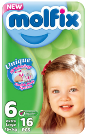 Molfix Uşaq Bezi N6,, 16 ədəd