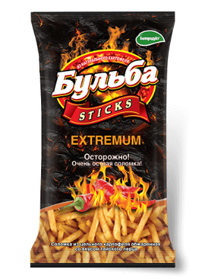 Bulba Sticks Aci Biber Cips, 75 gr