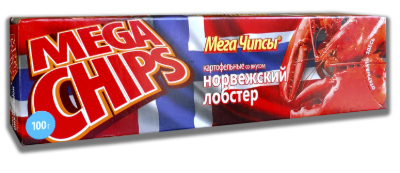 Mega Chips Norvec Lobsteri, 100 gr